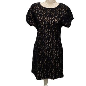 Vivienne Tam Black Lace Sheath dress Medium Lined